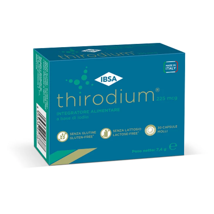 Thirodium 225 MCG Integratore per gravidanza e allattamento 30 capsule molli