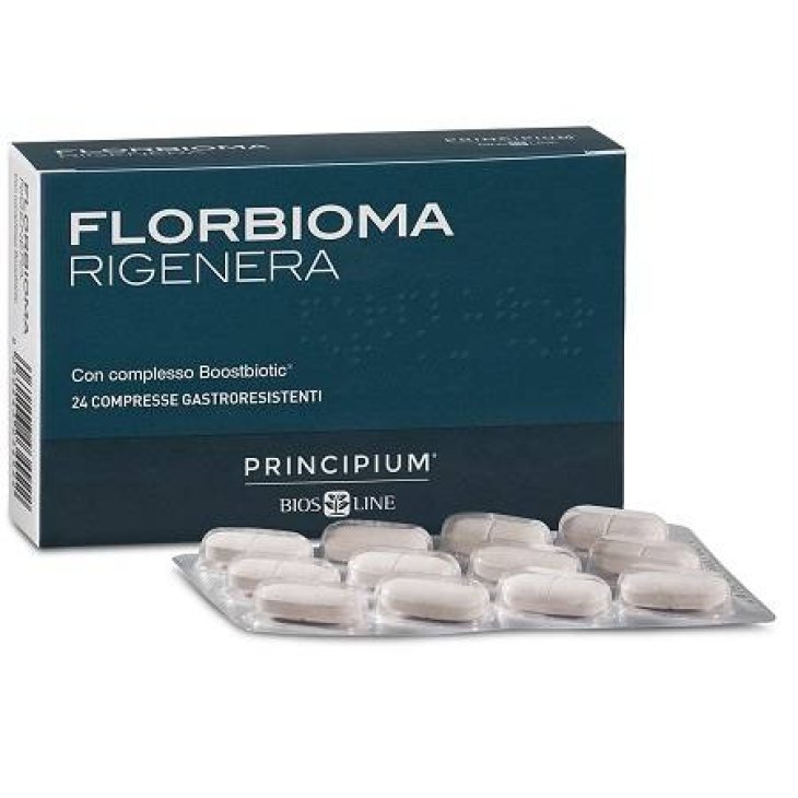 Bios Line Principium Florbioma Rigenera Integratore per il Benessere Intestinale 24 compresse