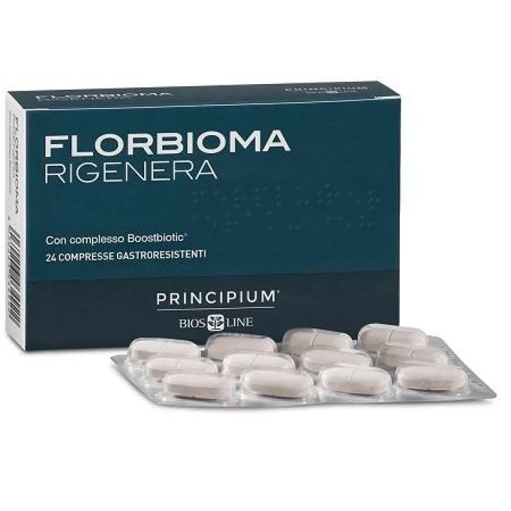 Bios Line Principium Florbioma Rigenera Integratore per il Benessere Intestinale 24 compresse