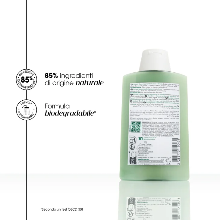 Klorane Shampoo al Latte di Mandorla 200 ml