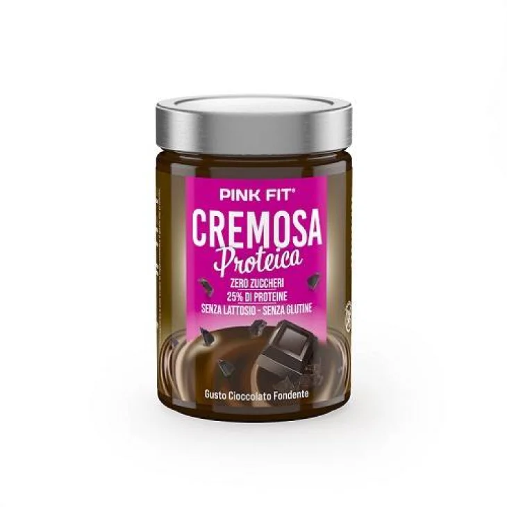 ProAction Pink Fit Cremosa Proteica Crema Proteica Gusto Cioccolato Fondente 300 g