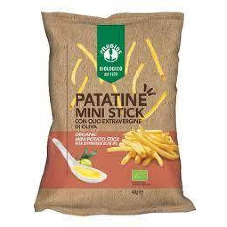 Probios Patatine Mini Sticks con Olio Evo Bio Senza Glutine 40 g