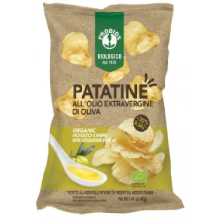 Probios Patatine Super Ondulate Bio Senza Glutine 40 g