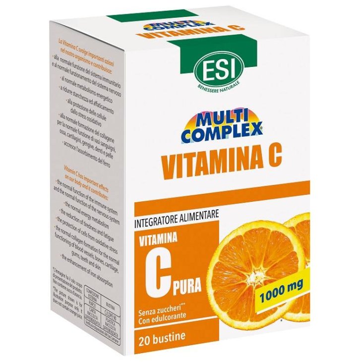 Esi Multicomplex Vitamina C Integratore Vitaminico 20 bustine