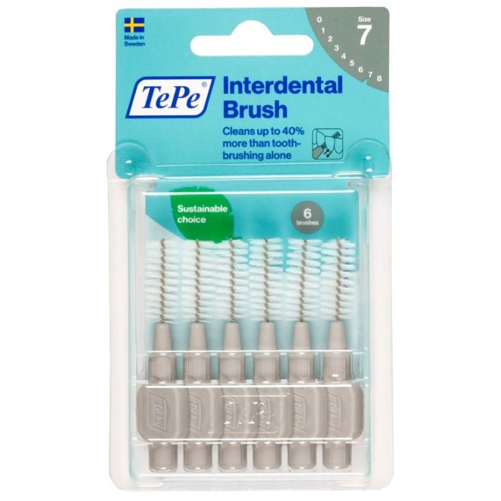 TePe Scovolino Grigio per Pulizia Interdentale 1,3 mm 6 pezzi