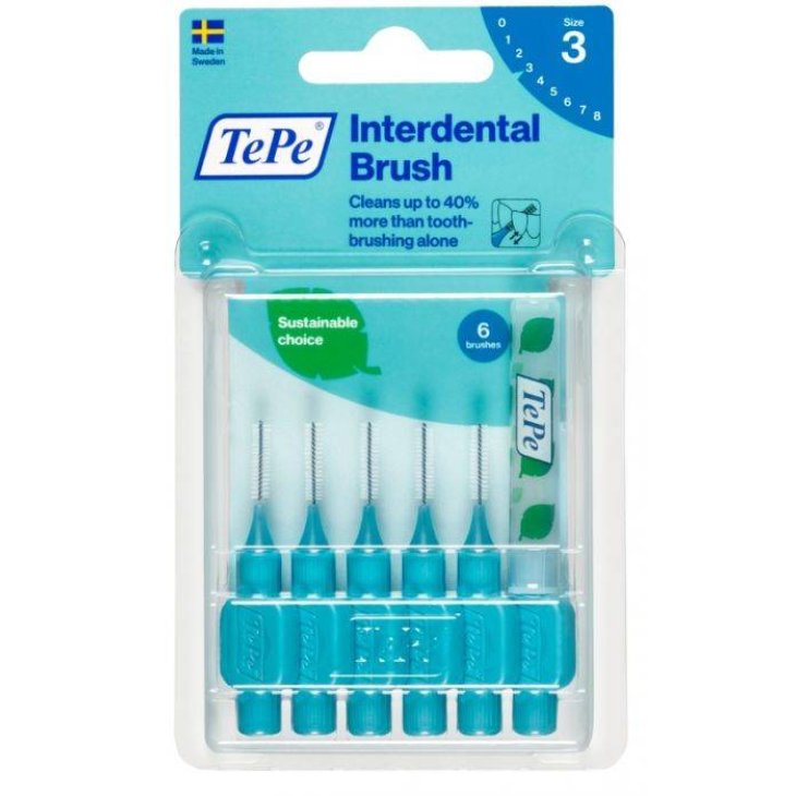 TePe Scovolino Blu per Pulizia Interdentale 0,6 mm 6 pezzi