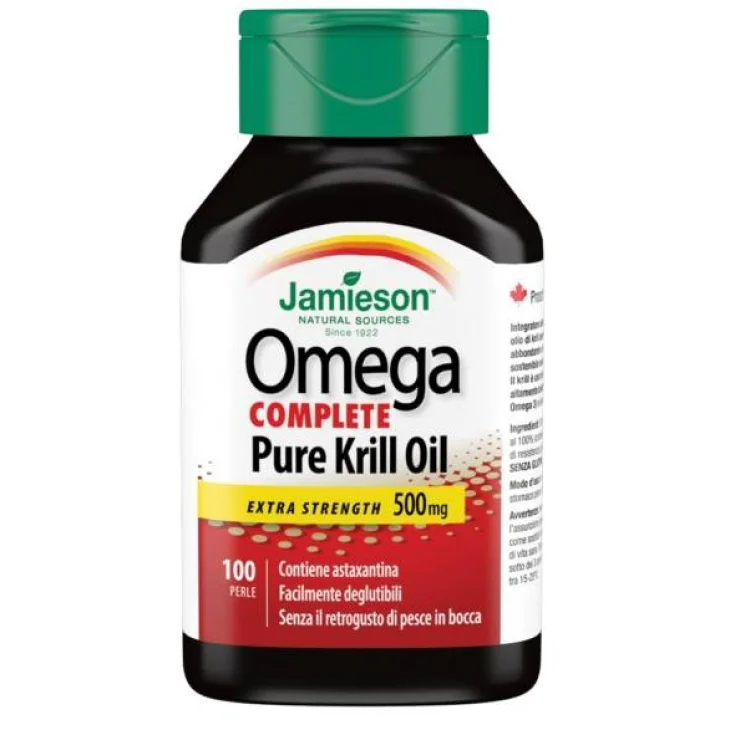Jamieson Omega Complete Pure Krill Oil Integratore di Omega 3 100 perle