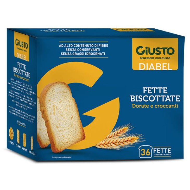Giusto Diabel Fette Biscottate Senza Zuccheri Aggiunti 300 g