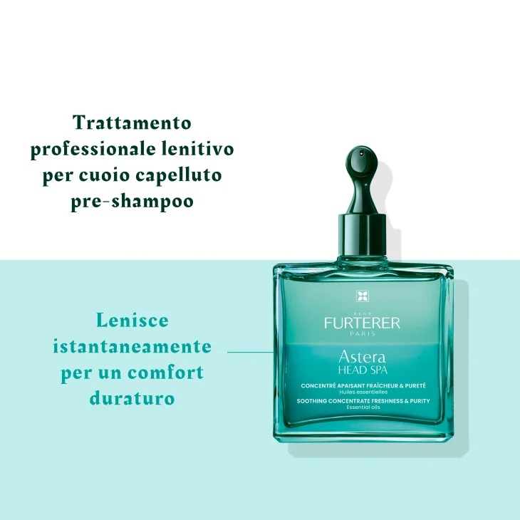 Rene Furterer Astera Head Spa Concentrato Lenitivo Freschezza Pre-Shampoo 50 ml