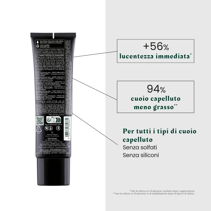 Rene Furterer Scalp Scrub Head SPA Gommage Purificante Trattamento Detox Capelli 150 ml