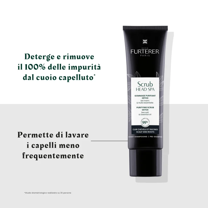 Rene Furterer Scalp Scrub Head SPA Gommage Purificante Trattamento Detox Capelli 150 ml