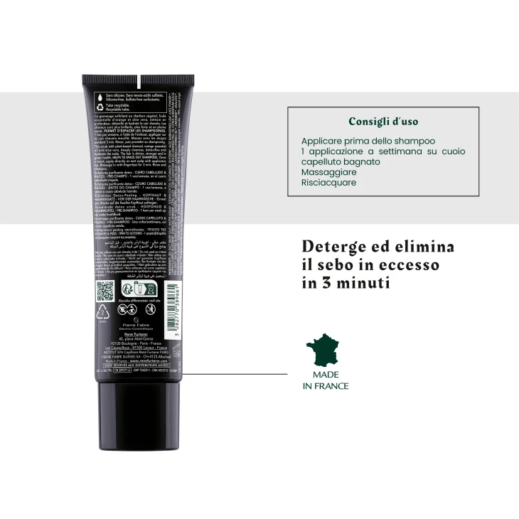 Rene Furterer Scalp Scrub Head SPA Gommage Purificante Trattamento Detox Capelli 150 ml
