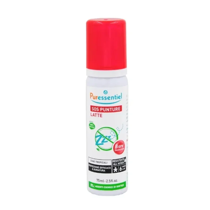 Puressentiel SOS Punture Latte Tropical Repellente Anti-Zanzare 75 ml