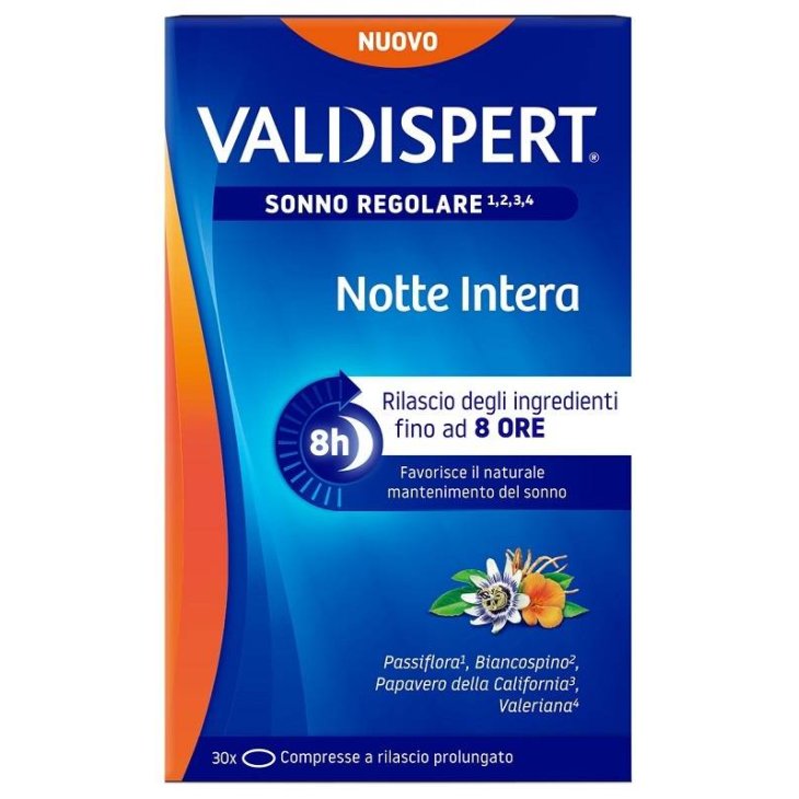 Valdispert Notte Intera Integratore per il Sonno 30 compresse