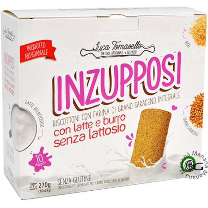 Dolceria Tomasello Inzupposi Biscotti Senza Glutine e Latte 270 g