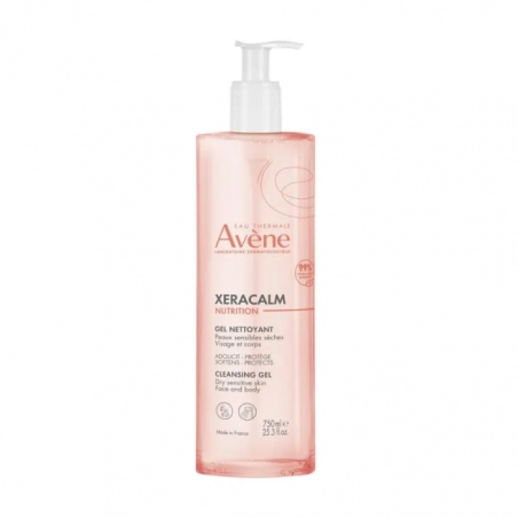 Avène Xeracalm Nutrition Gel Detergente per Pelle Secca e Sensibile 750 ml