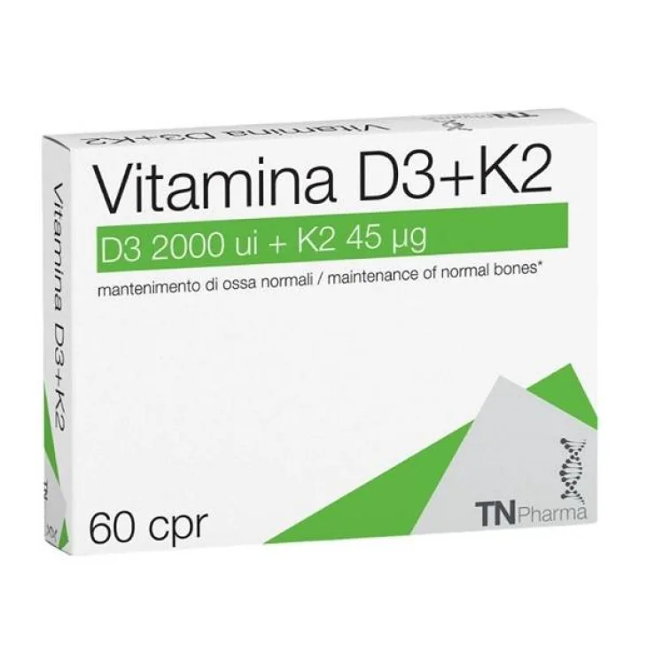 Tsunami Vitamina D3+K2 Integratore per le Ossa 60 compresse