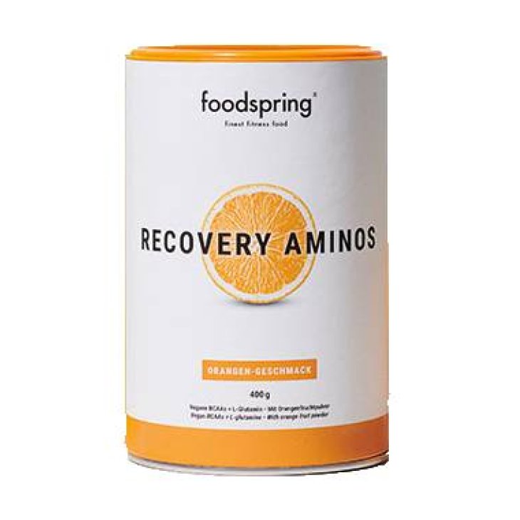 Foddspring Recovery Aminos Bevanda Post-Allenamento Gusto Arancia 400 g
