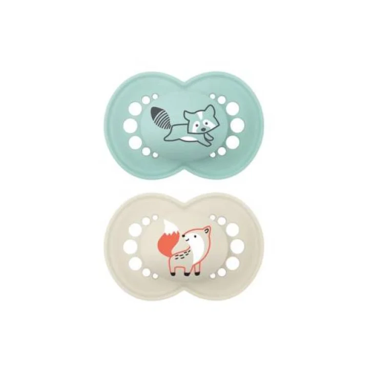 Mam Original Succhietto in Silicone Matt 16+ mesi Maschio 2 pezzi
