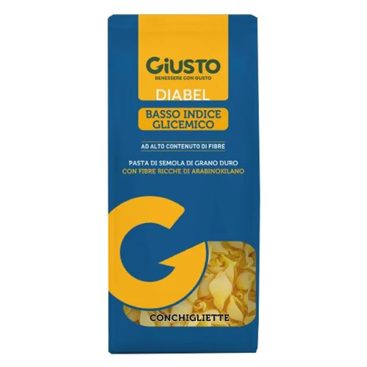 Giusto Diabel Pasta Conchigliette a Basso Indice Glicemico 400 g
