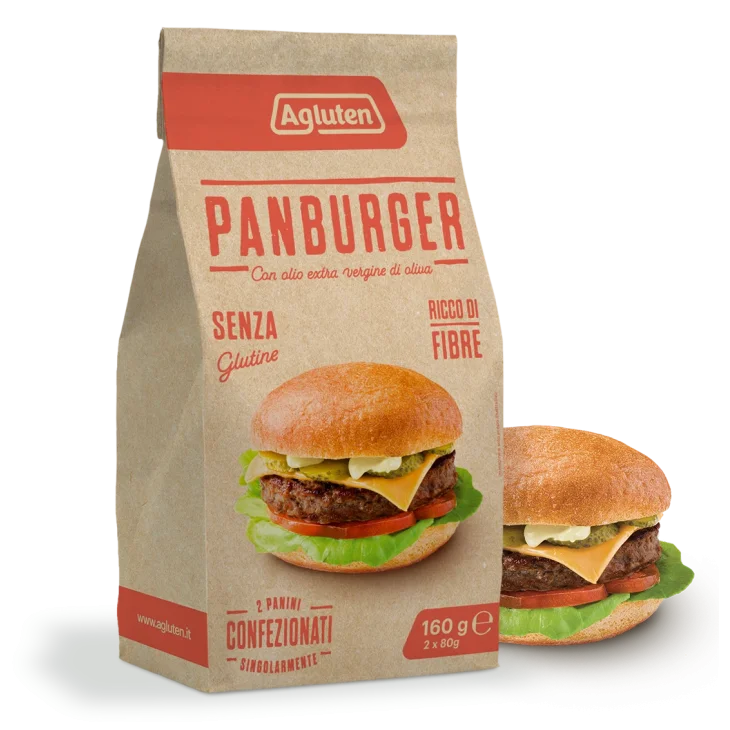 Agluten Panburger Pane Senza Glutine 160 g
