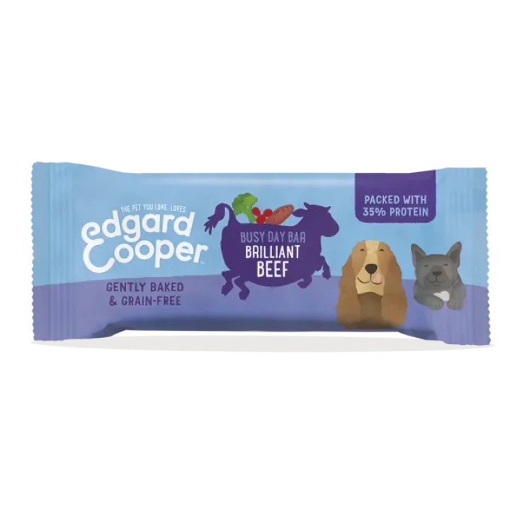 Edgard Cooper Dog Bar Barretta per Cani Gusto Manzo 25 g