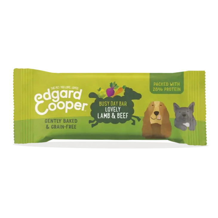 Edgard Cooper Dog Bar Barretta per Cani Gusto Agnello e Pollo 25 g