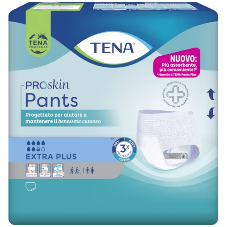 Tena ProSkin Pants Extra Plus Pannolone per Incontinenza Misura Extra Large 12 pezzi