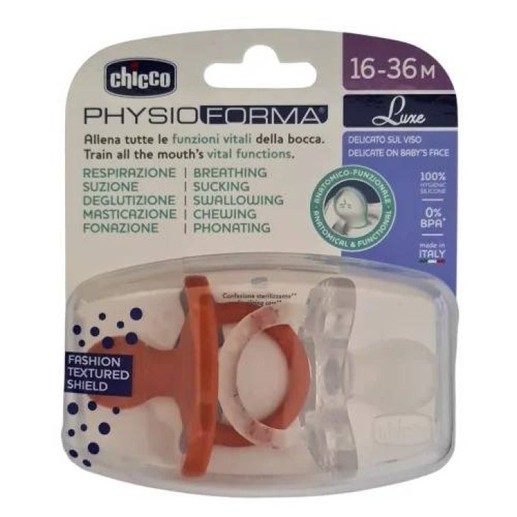 Chicco Gommotto Physioforma Luxe Succhietto in Silicone 16-36m Girl 2 pezzi