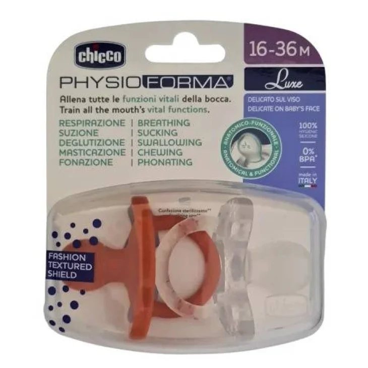 Chicco Gommotto Physioforma Luxe Succhietto in Silicone 16-36m Girl 2 pezzi