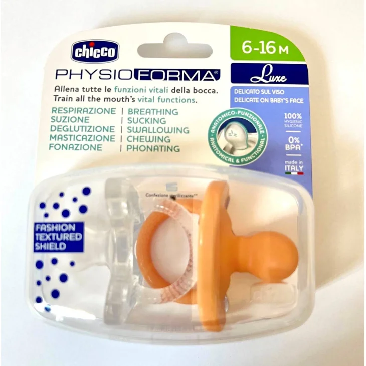 Chicco Gommotto Physioforma Luxe Succhietto in Silicone 6-16m Girl 2 pezzi