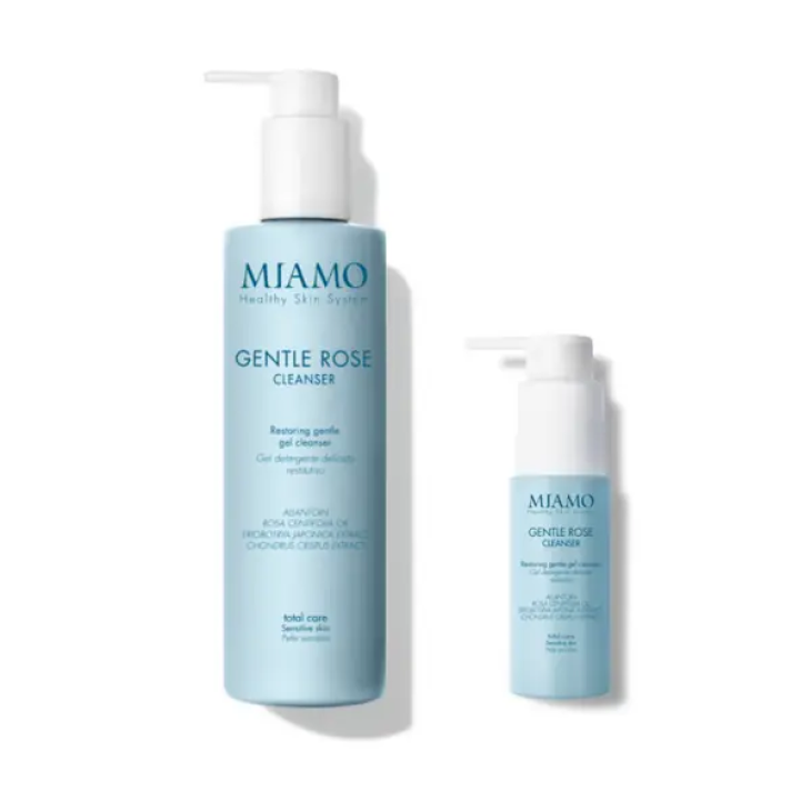 Miamo Gentle Rose Cleanser Gel Detergente Viso Delicato Restitutivo 250 ml + 50 ml Travel Size