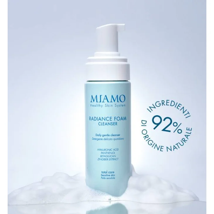 Miamo Radiance Foam Cleanser Gel Detergente Viso 150 ml