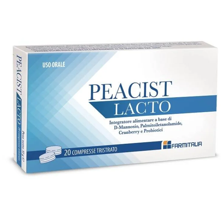 Peacist Lacto Integratore per le Vie Urinarie 20 Compresse