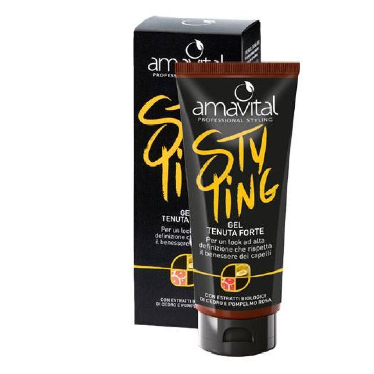 Oficine Cleman Amavital Styling Gel per Capelli Tenuta Forte 200 ml