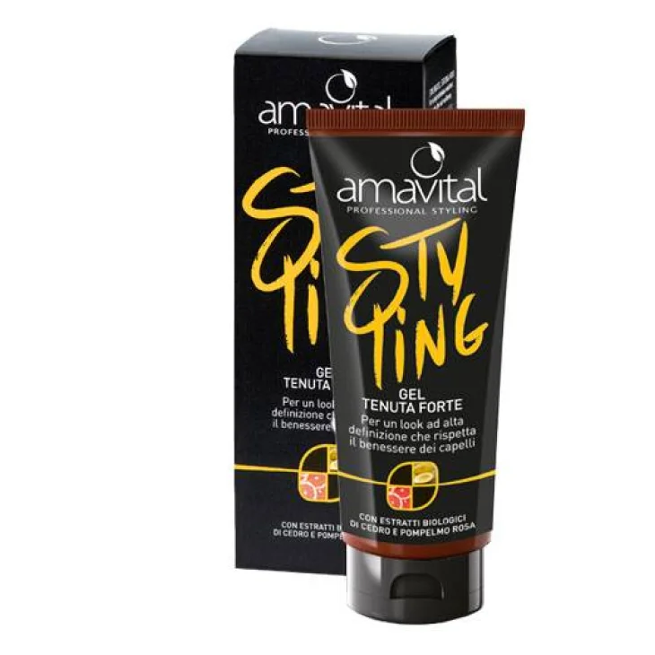 Oficine Cleman Amavital Styling Gel per Capelli Tenuta Forte 200 ml