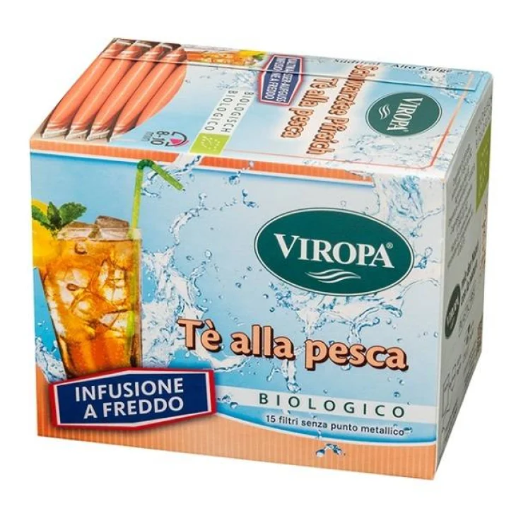 Viropa Tè alla Pesca Bio Infusione a freddo 15 filtri