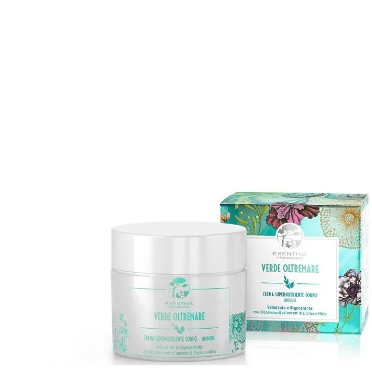 Oficine Cleman Exenthia Mediterranea Verde Oltremare Crema Supernutriente Corpo 200 ml