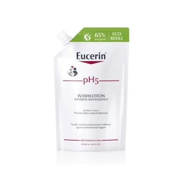 Eucerin pH5 Washlotion Lozione Detergente per Pelli Sensibili Eco Refill 400 ml