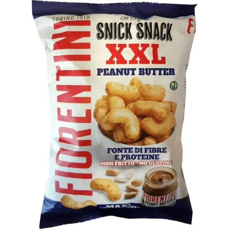 Fiorentini Snick Snack XXL Cornetti Peanut Butter Snack Senza Glutine 140 g