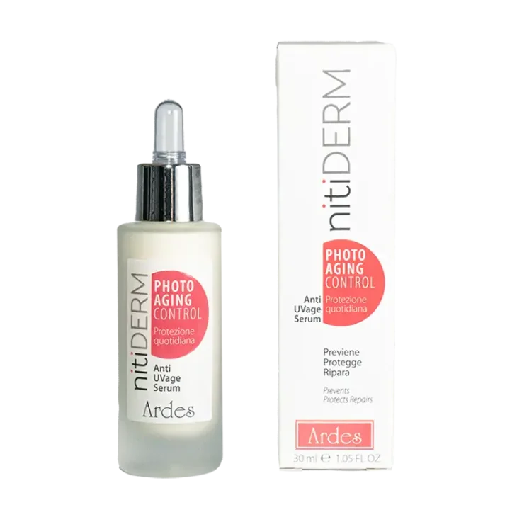 Ardes Nitiderm Photo Aging Control Serum Siero Viso Antiage SPF50+ 30 ml