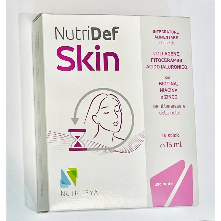 Nutrileya Nutridef Skin Integratore per la Pelle 14 stick