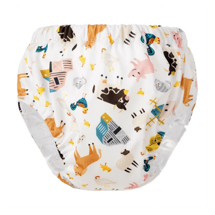Tatanatura Happy Bear Mutandine Trainer Fantasia Fattoria per Bambini dai 2 ai 4 anni