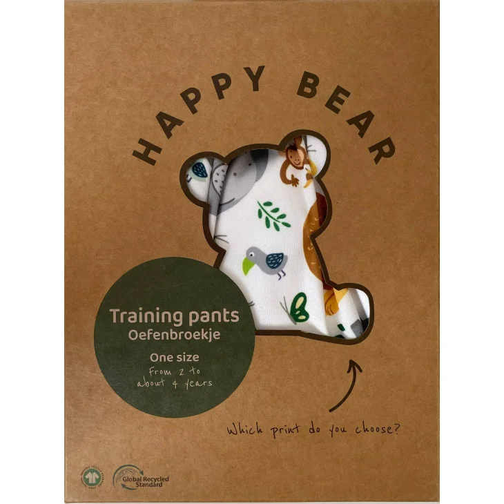 Tatanatura Happy Bear Mutandine Trainer Fantasia Foresta per Bambini dai 2 ai 4 anni