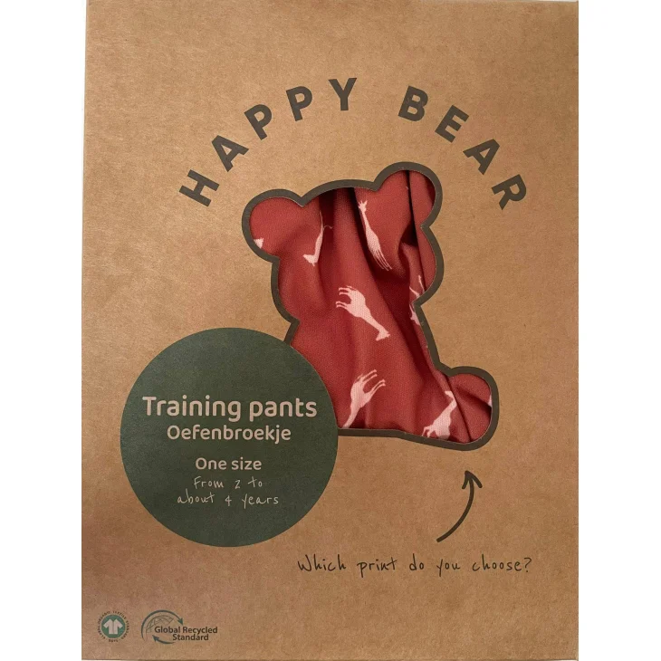 Tatanatura Happy Bear Mutandine Trainer Fantasia Giraffa Rosa per Bambini dai 2 ai 4 anni