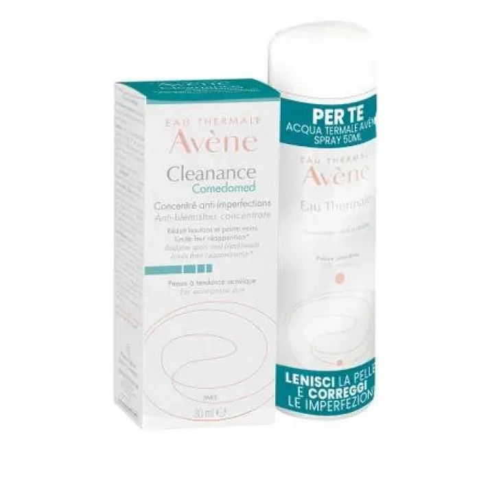 Avène Kit Anti-Imperfezioni Comedomed Concentrato 30 ml + Acqua Termale 50 ml