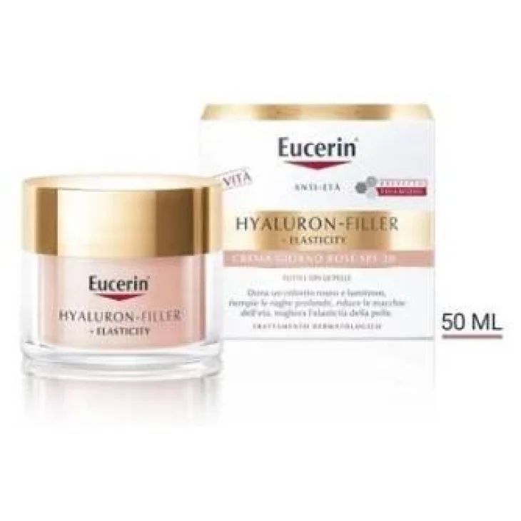 Eucerin Hyaluron-Filler Elasticity Crema Giorno Anti-Età SPF30 Rosé 50 ml