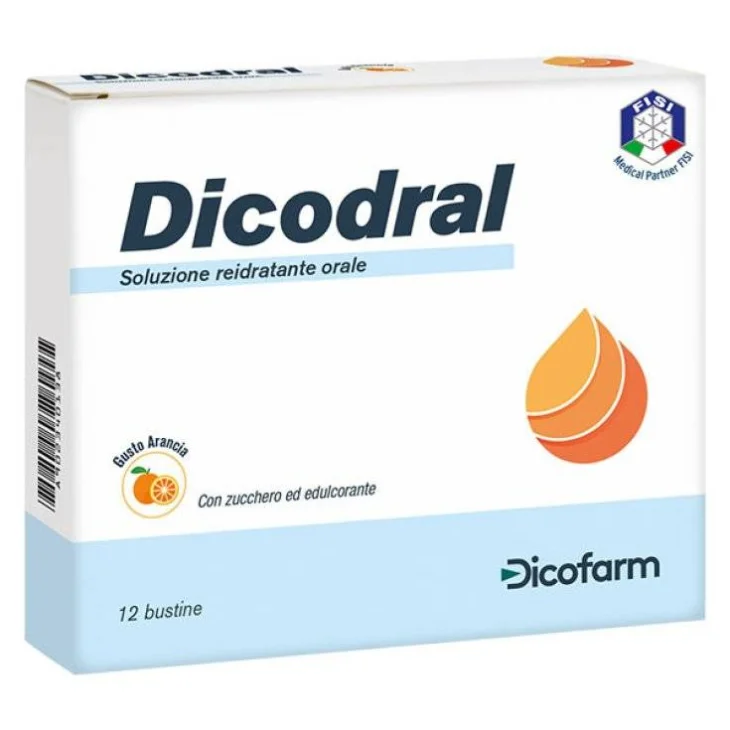 Dicodral Integratore reidratante in caso di diarrea 12 bustine