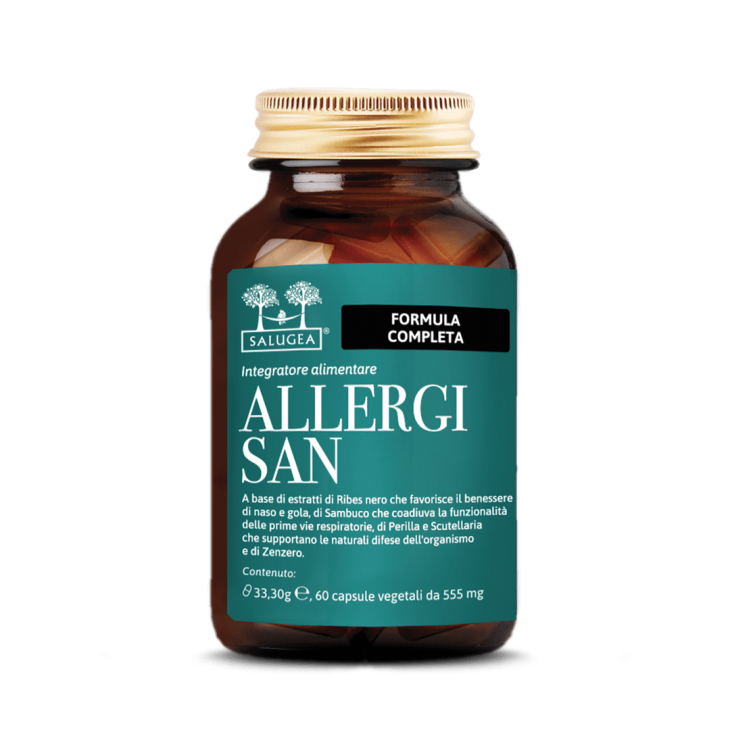 Salugea Allergisan Integratore Naturale per Persone Sensibili agli Allergeni 60 capsule
