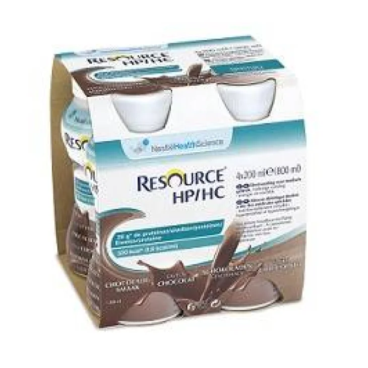 Resource HP/HC Alimento dietetico destinato a fini medici speciali al cioccolato 4 bottiglie x 200 ml